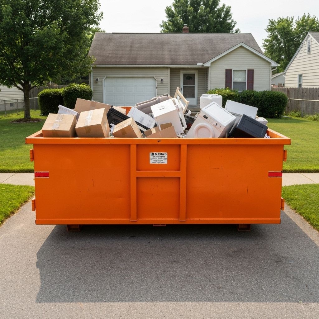 10 Yard dumpster