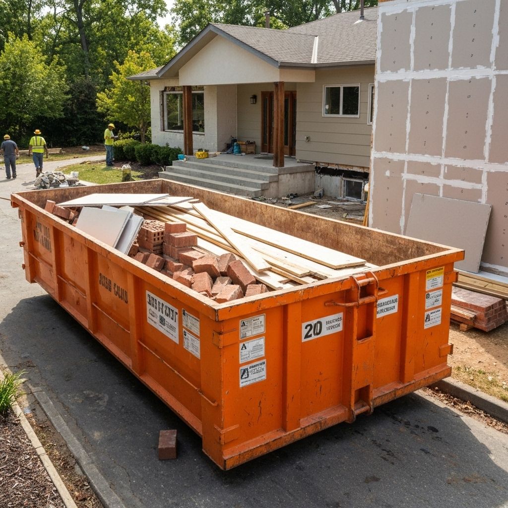 20 Yard dumpster